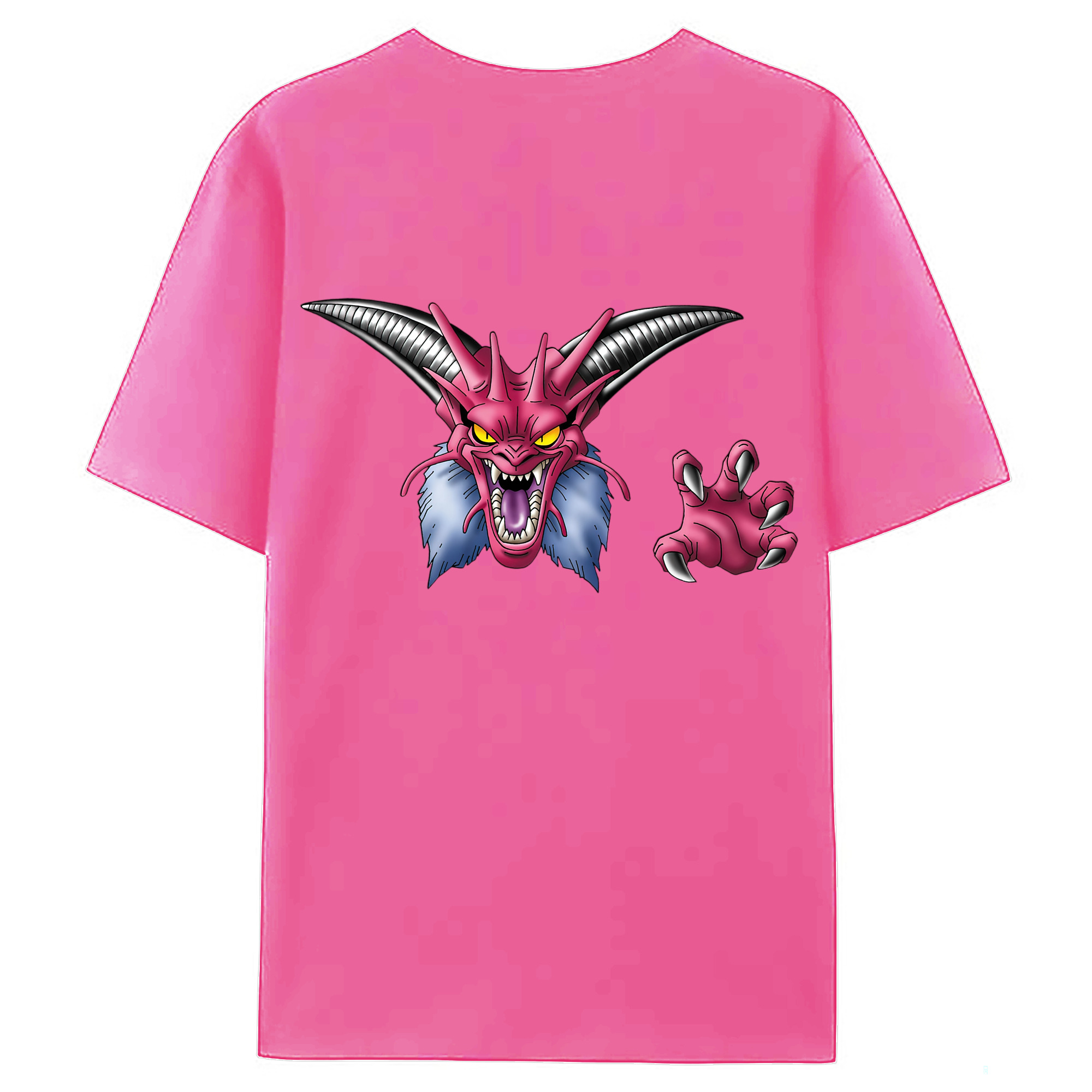 （画像用） ドラゴンクエスト Doragon Kuesuto Dragon Quest レディース半袖Tシャツ(バックプリント)